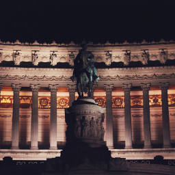 aliveatnight sculpture monument columns night freetoedit