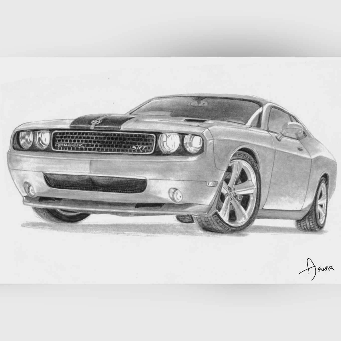 ~Dodge Challenger~ draw art fastcars dodge challenger...
